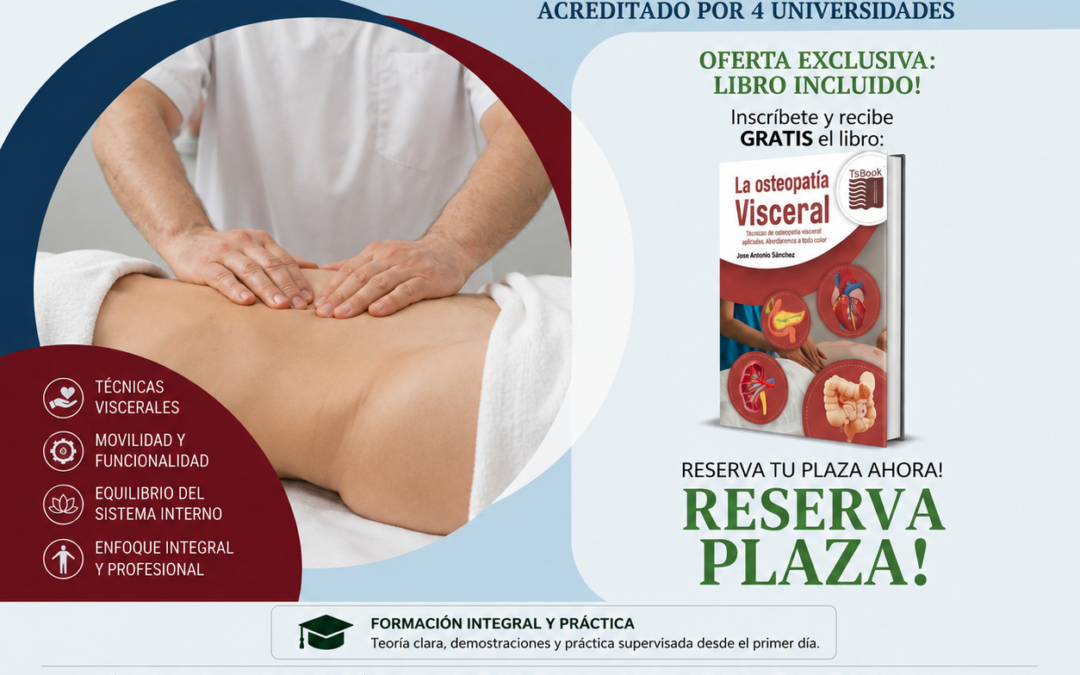Curso de osteopatía visceral en Vigo, A Coruña, Santiago de Compostela, Pontevedra, Ourense y Lugo