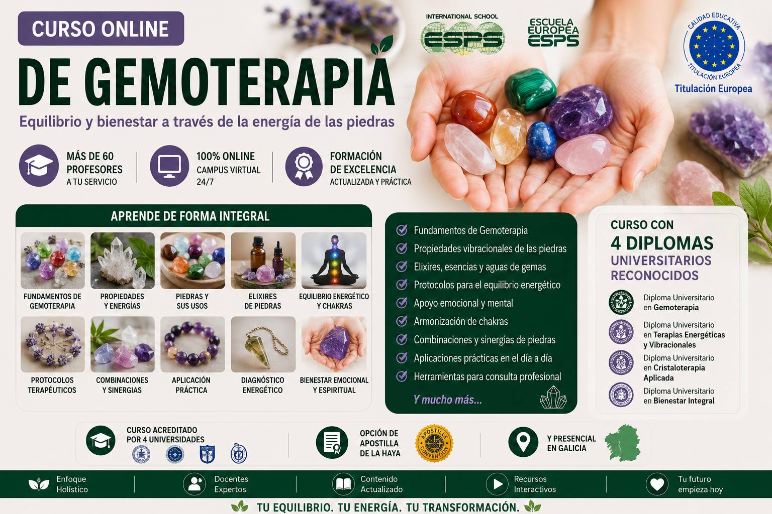 Curso de Gemoterapia Online | Cursos de terapias alternativas