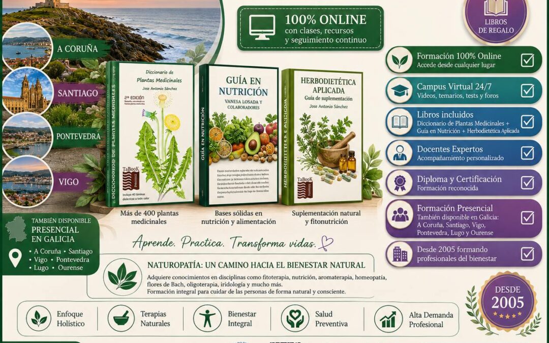 Curso de Naturopatía de la Escuela Europea Parasanitaria ESPS