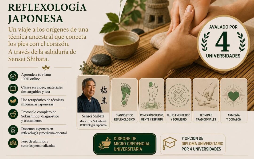 El Curso de Sokushindo es la reflexología tradicional de Japón "el camino del punto del corazón" curso Sokushindo en Galicia, Vigo, Coruña, Pontevedra, Santiago